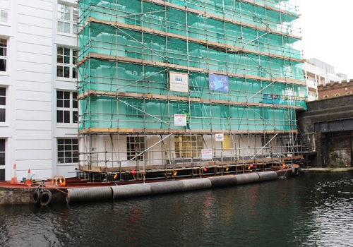 Admiral House, Regent’s Canal Scaffolding